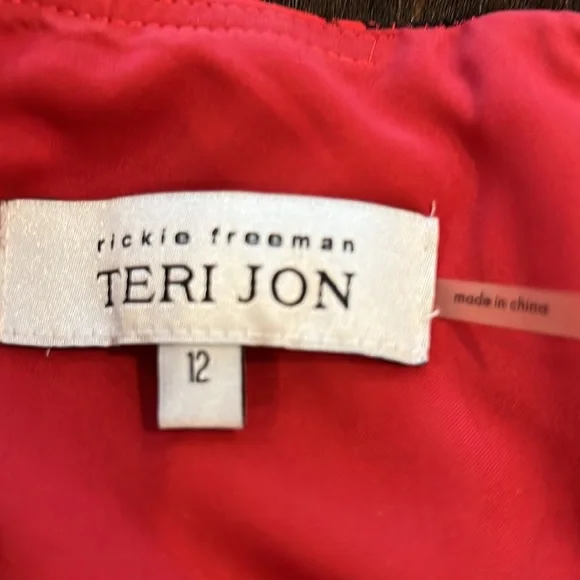 HP 🥰 Teri Jon by Rickie Freeman fit and flare cocktail dress. Worn x1 EUC - Picture 8 of 17